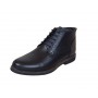 Ghete casual barbati, din piele naturala (imblanite) TOMAS, Negru, GKR20N